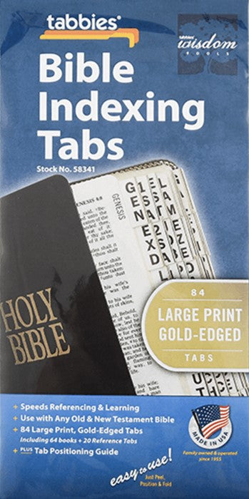 Bible Tabs/LP Gold Edged/58341