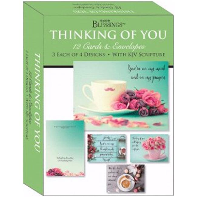 Boxed Cards-Thinking Of You-Tea Cup W/ Roses