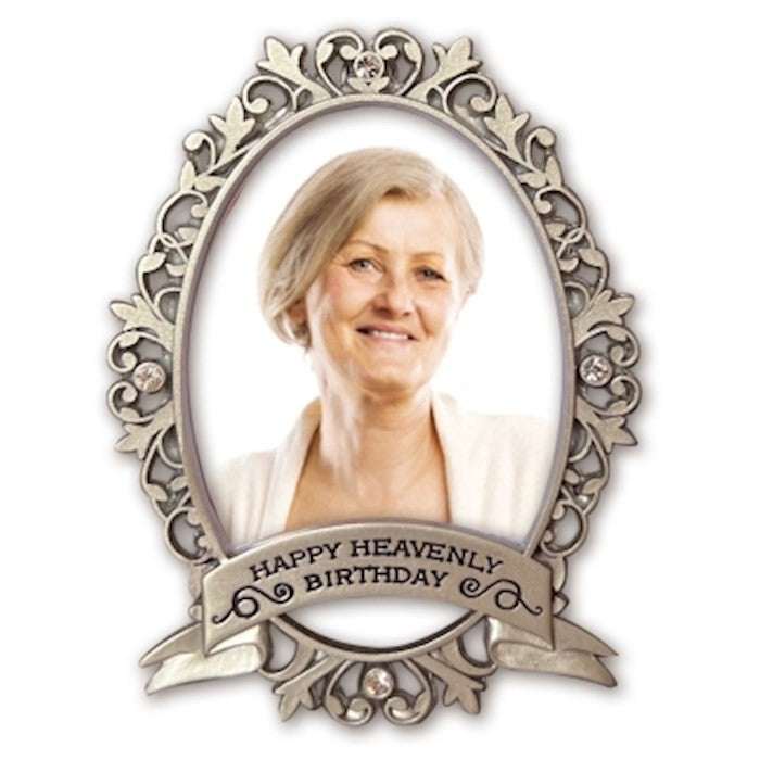 Frame-Grief-Happy Heavenly Birthday-2.5" By 3.5"