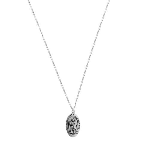 Necklace/SS/St Chris/18" chain