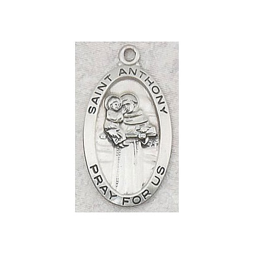 Necklace/SS/18"/St. Anthony