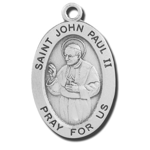 Necklace/SS/St John Paul II/20"