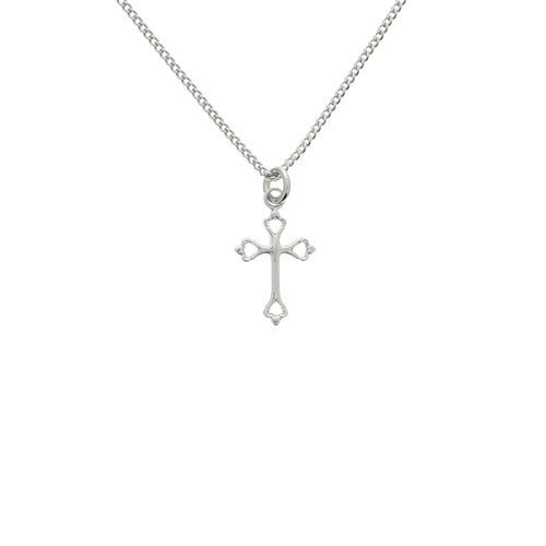 Necklace/Cross/SS/16"/L8003