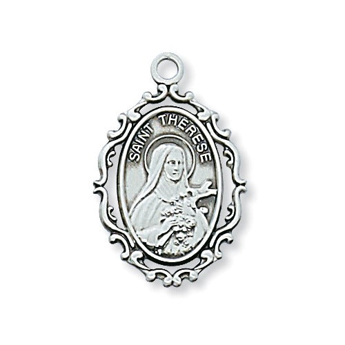 Necklace/SS/St. Therese/L621TF
