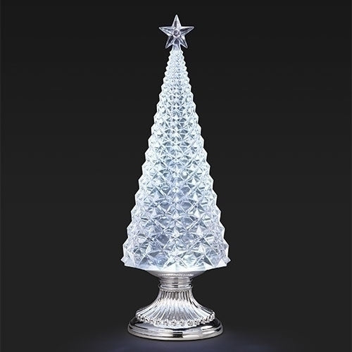 Christmas Tree - 13.5" Lighted Swirl