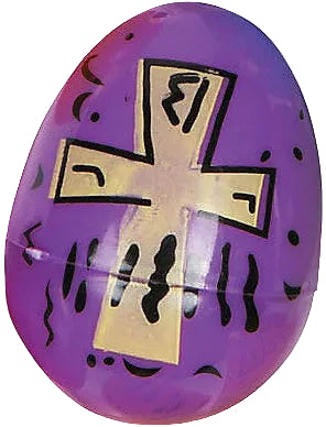Easter Eggs-Plastic-Bright Colors-Asstd