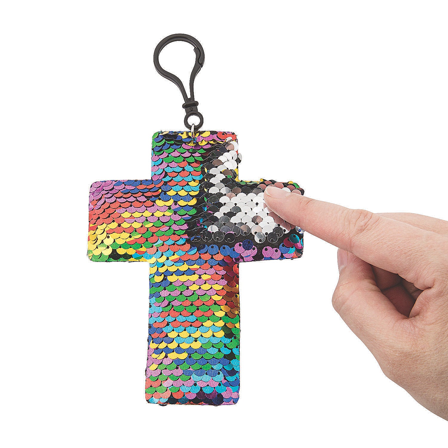Keychain/Cross/Sequin/Clip