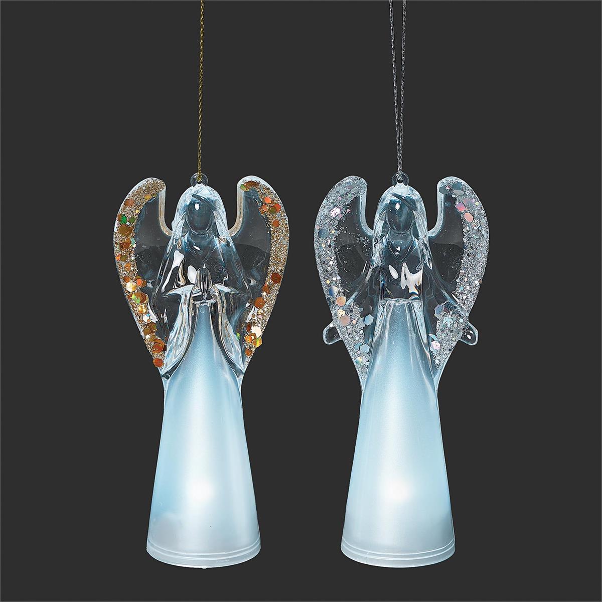 Ornament-Light Up-Angel-4"