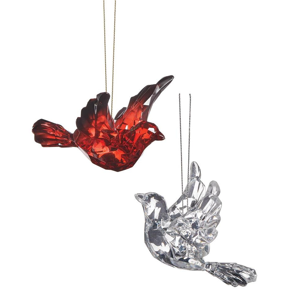 Ornament-Messengers-Dove Or Cardinal-3"