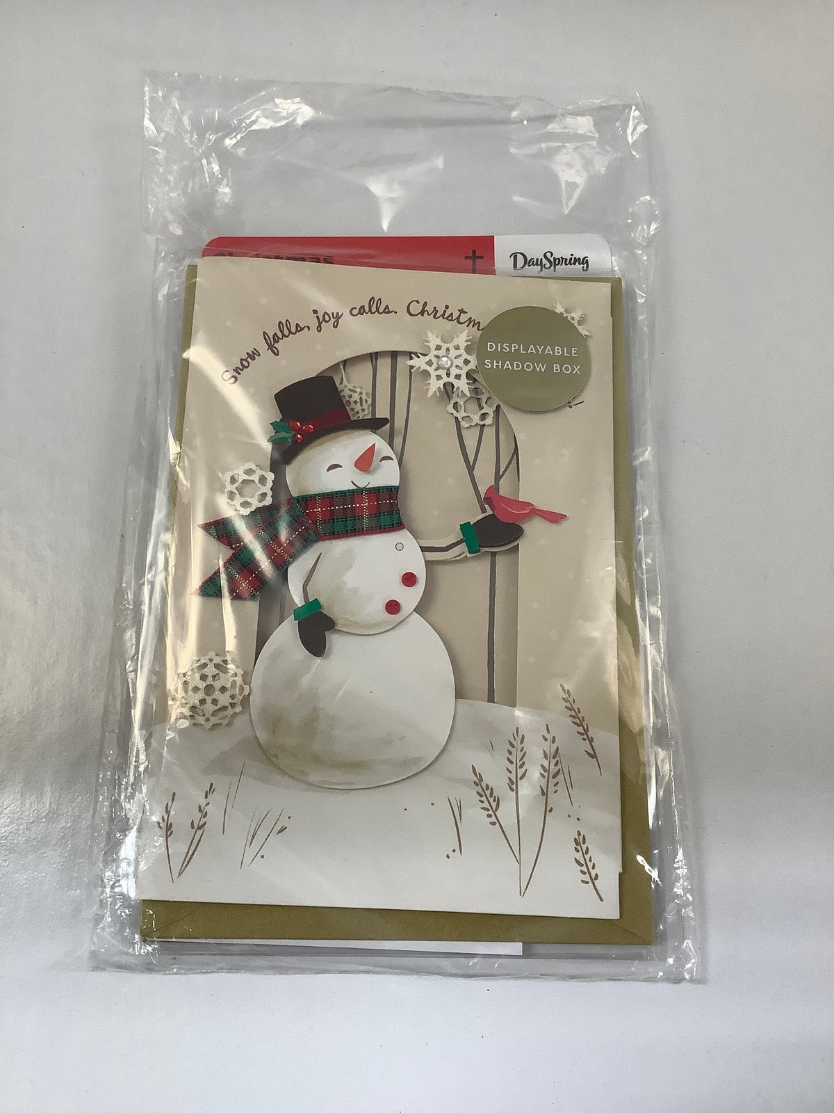 Card-Anyone-Christmas-Snowman Shadowbox-6240649