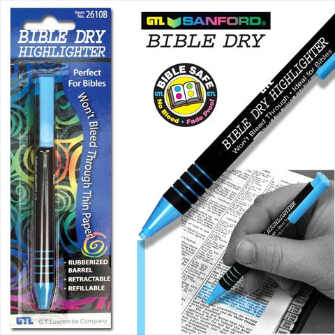 Bible Dry Highlighter/Blue/2610