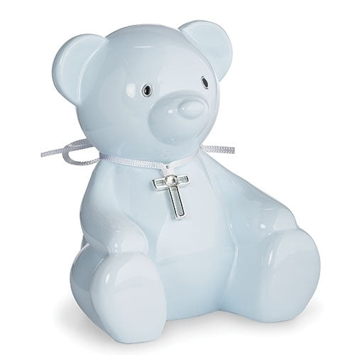 Bear Bank-Blue-Cross Charm-14453
