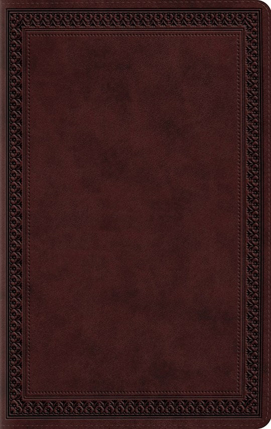Bible-ESV-Mahogany-LP-Thinline-Border Design Trutone