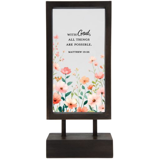 Plaque-Standing-Mat19:26-All Things Possible