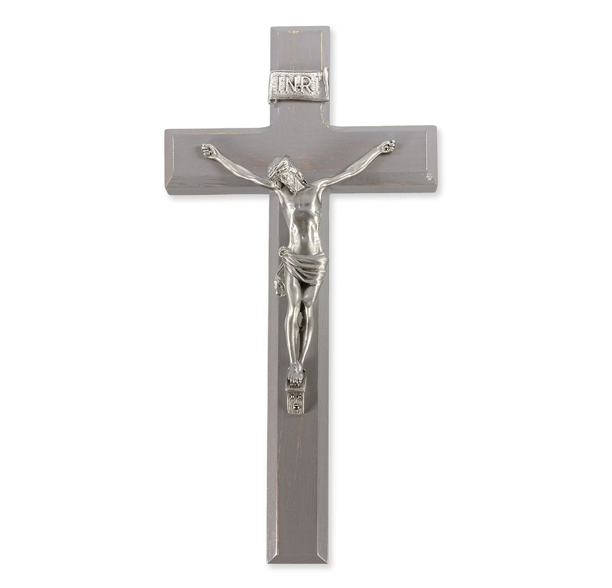 Crucifix/Grey/11"