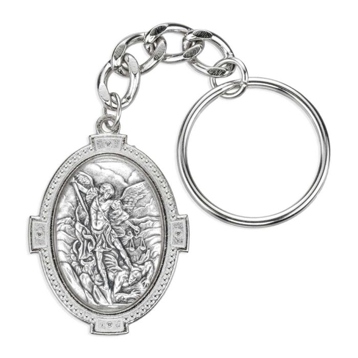 Key Chain-St Michael-Oval