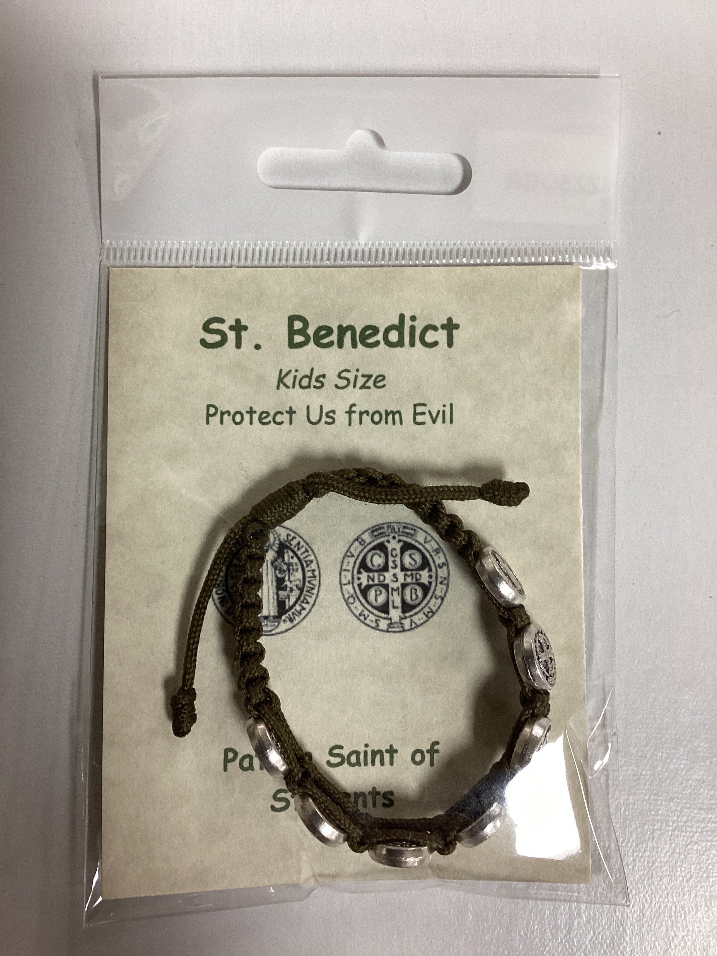 Bracelet/St Bened/KIDS/OlvGreen