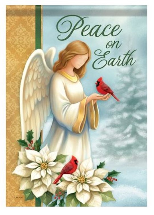 Garden Flag-Christmas-Peace on Earth