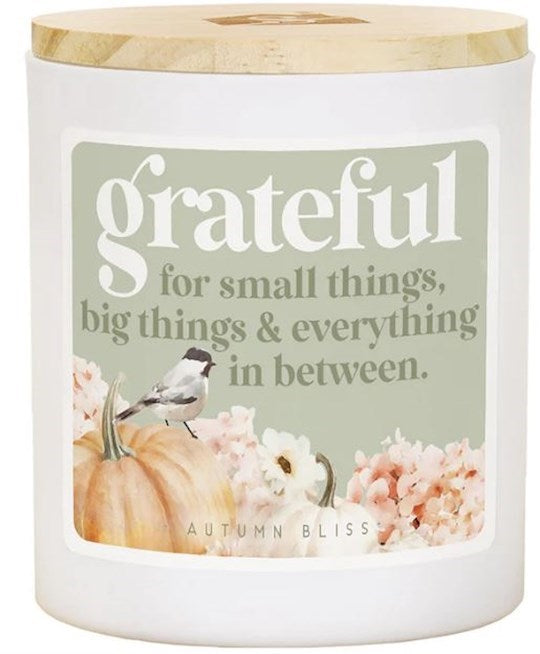 Candle-Dual Wick-Autumn Bliss-Grateful For Small Things