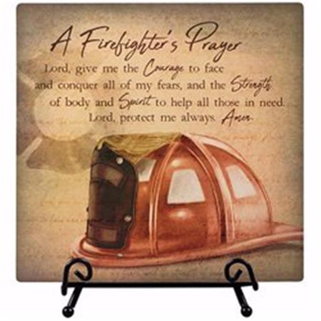 Plaque/Easel/Firefighter's Pray
