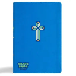 Bible-CSB-Kids Grace-BLU-LP