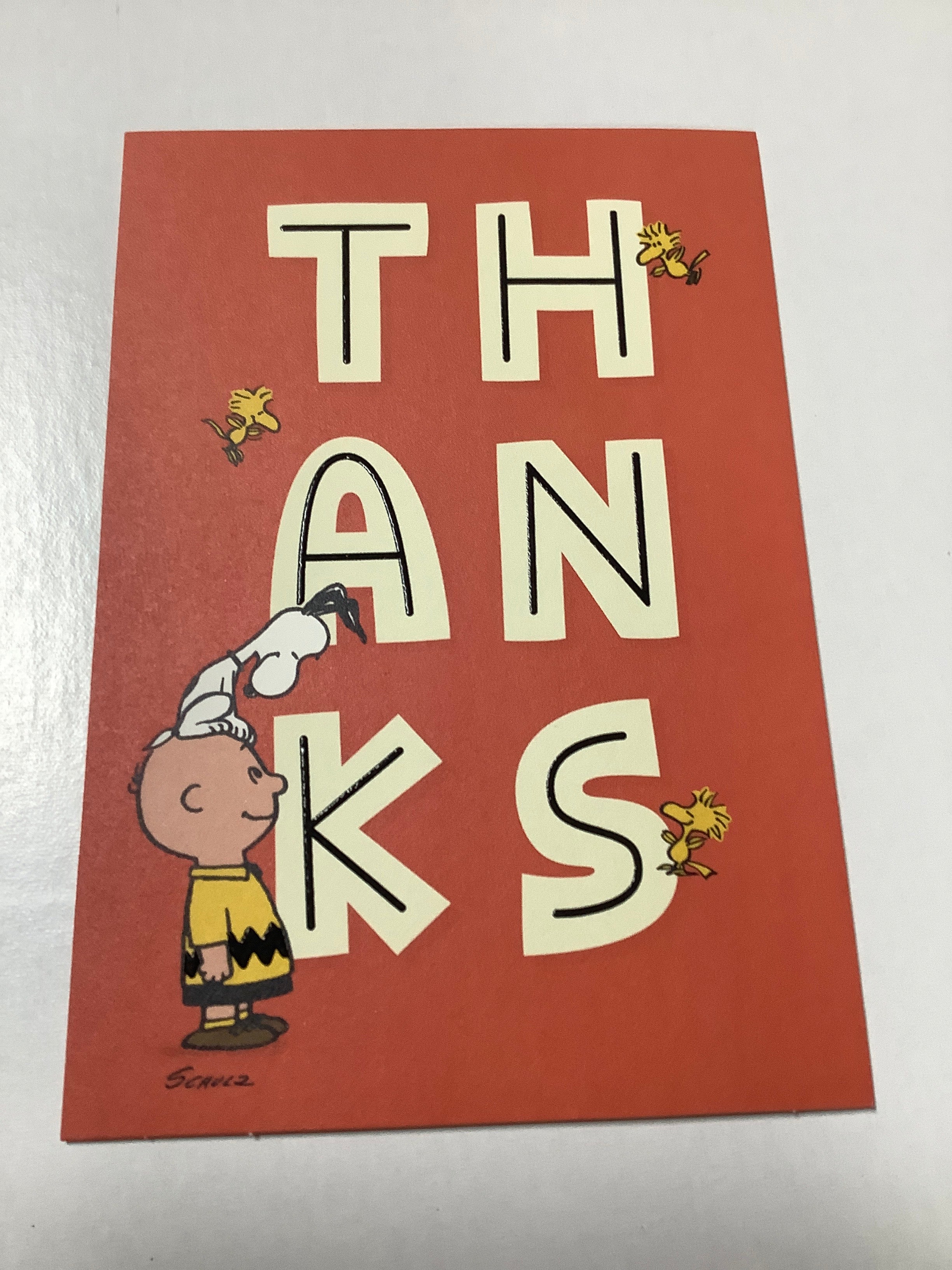 Card-Flex-Peanuts-Thank you-U4349