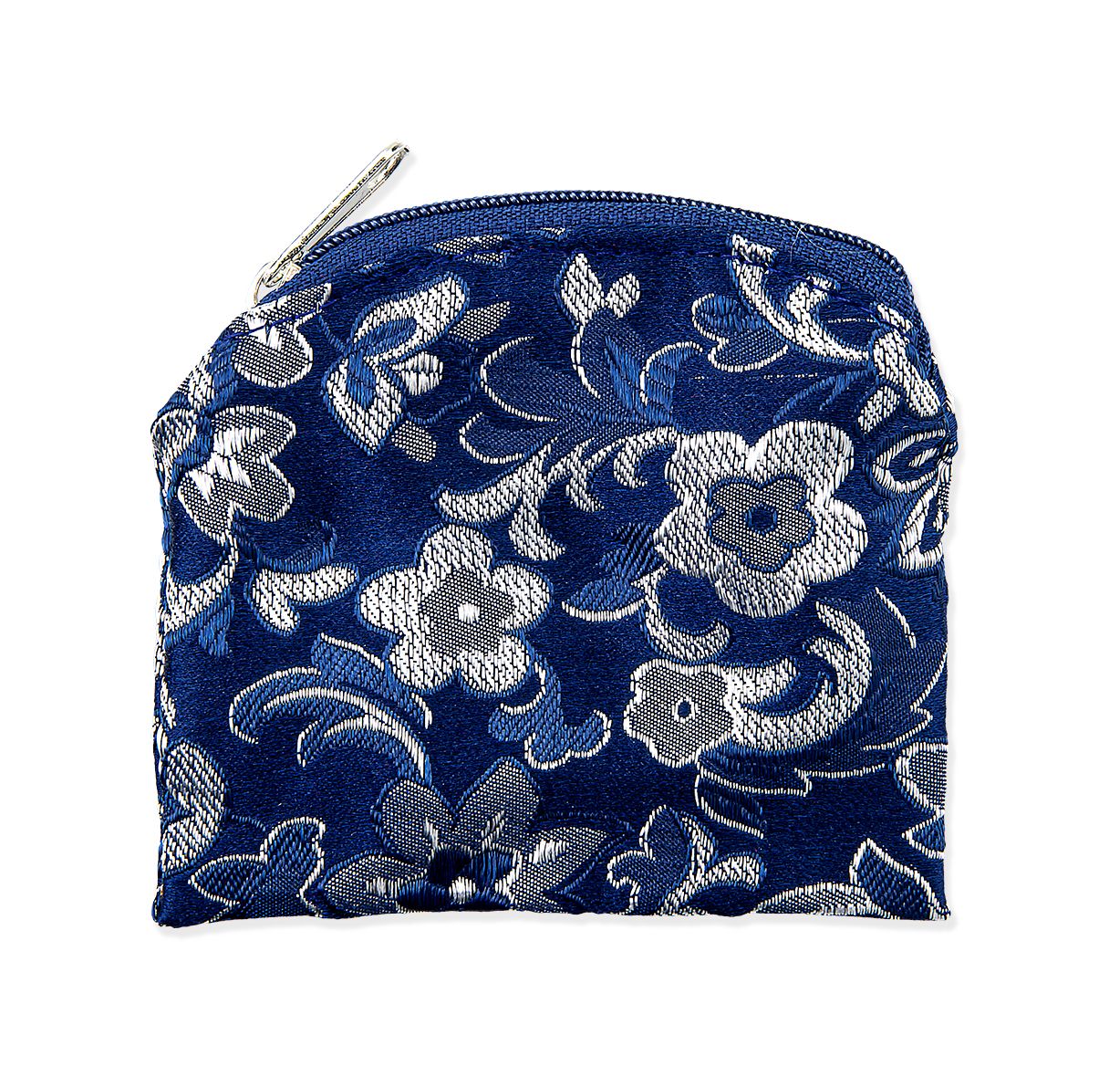 RosaryCase/Blue&SilverTapistry
