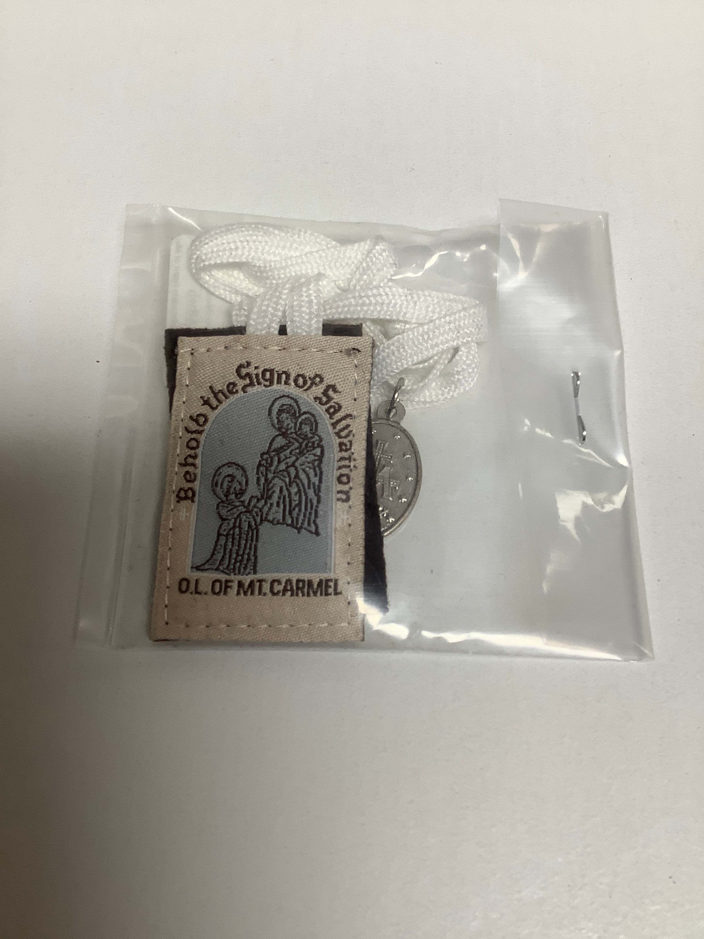 Scapular/MiracMedal/White/L68wh
