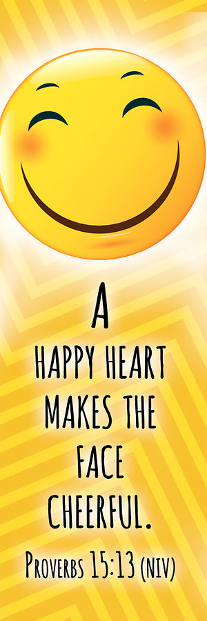 Bookmark/Pkg of 25/AHappyHeart-PKG