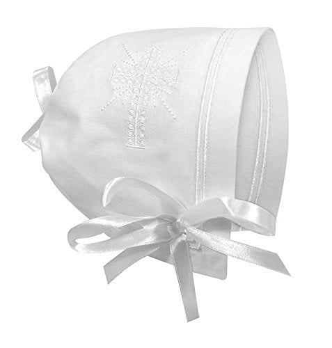 Baby Boy's Keepsake Bonnet/Cross/St