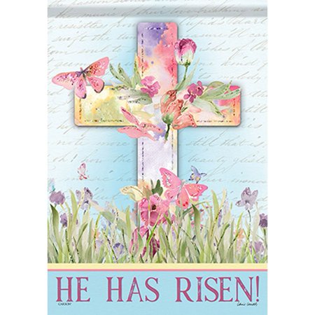 Garden Flag/Lg/He Is Rise/51585