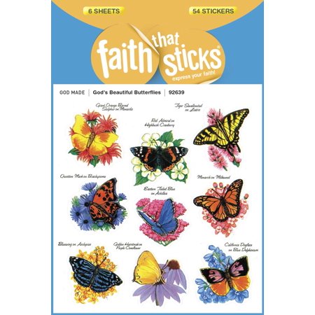Stickers-God's Beautiful Butterfly