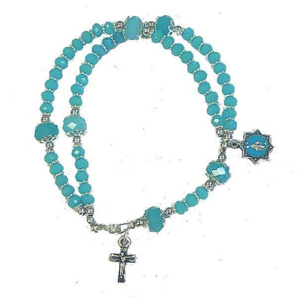 Bracelet/Rosary/Blue