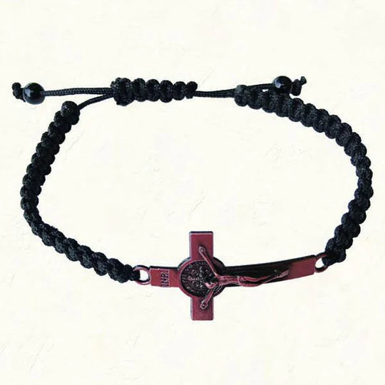 Bracelet/St Bene Cross/Blk