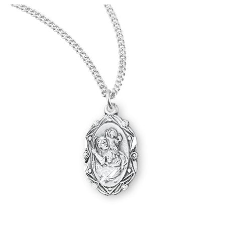 Necklace/SS/St Christopher