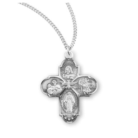 Necklace/SS/4 Way/Holy Spirit