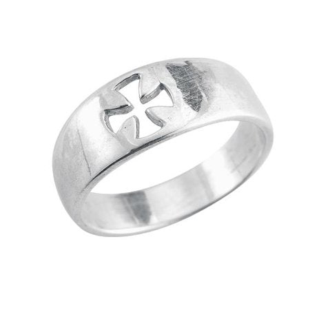 Ring/SS/9/Cross Cut Out