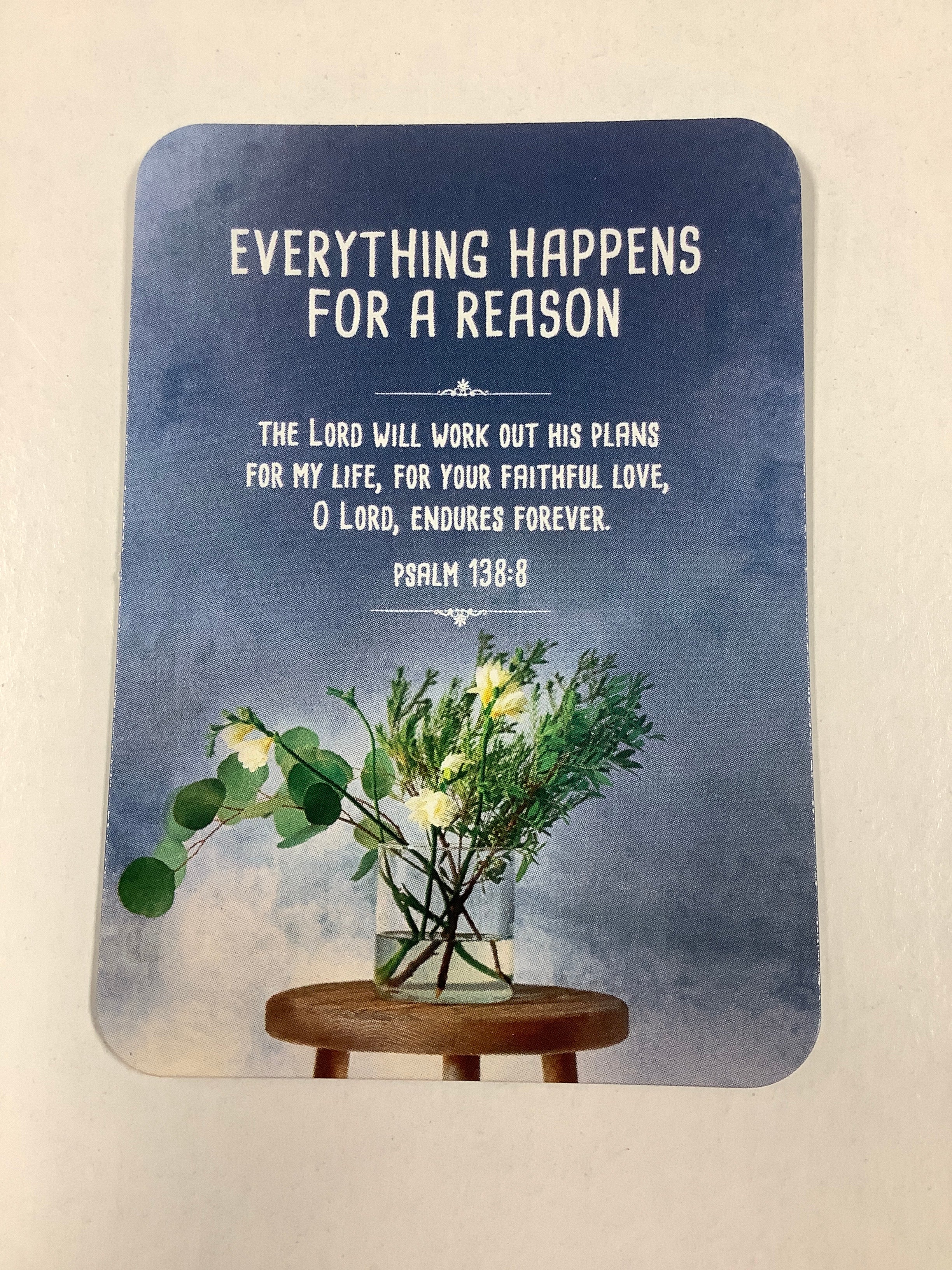 Pocket Card/Everything Happens For A Reason