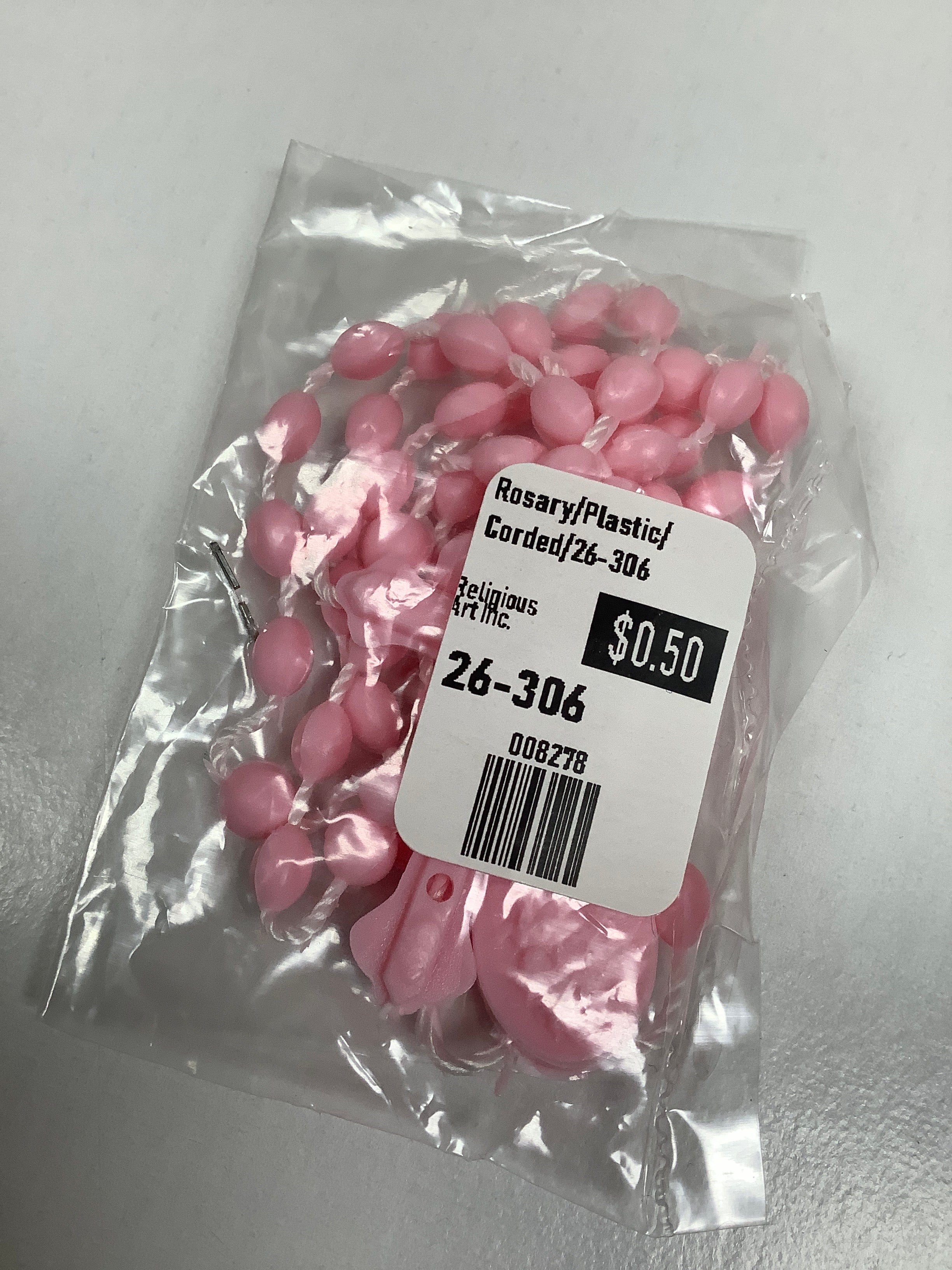 Rosary/Plastic/Corded/26-306