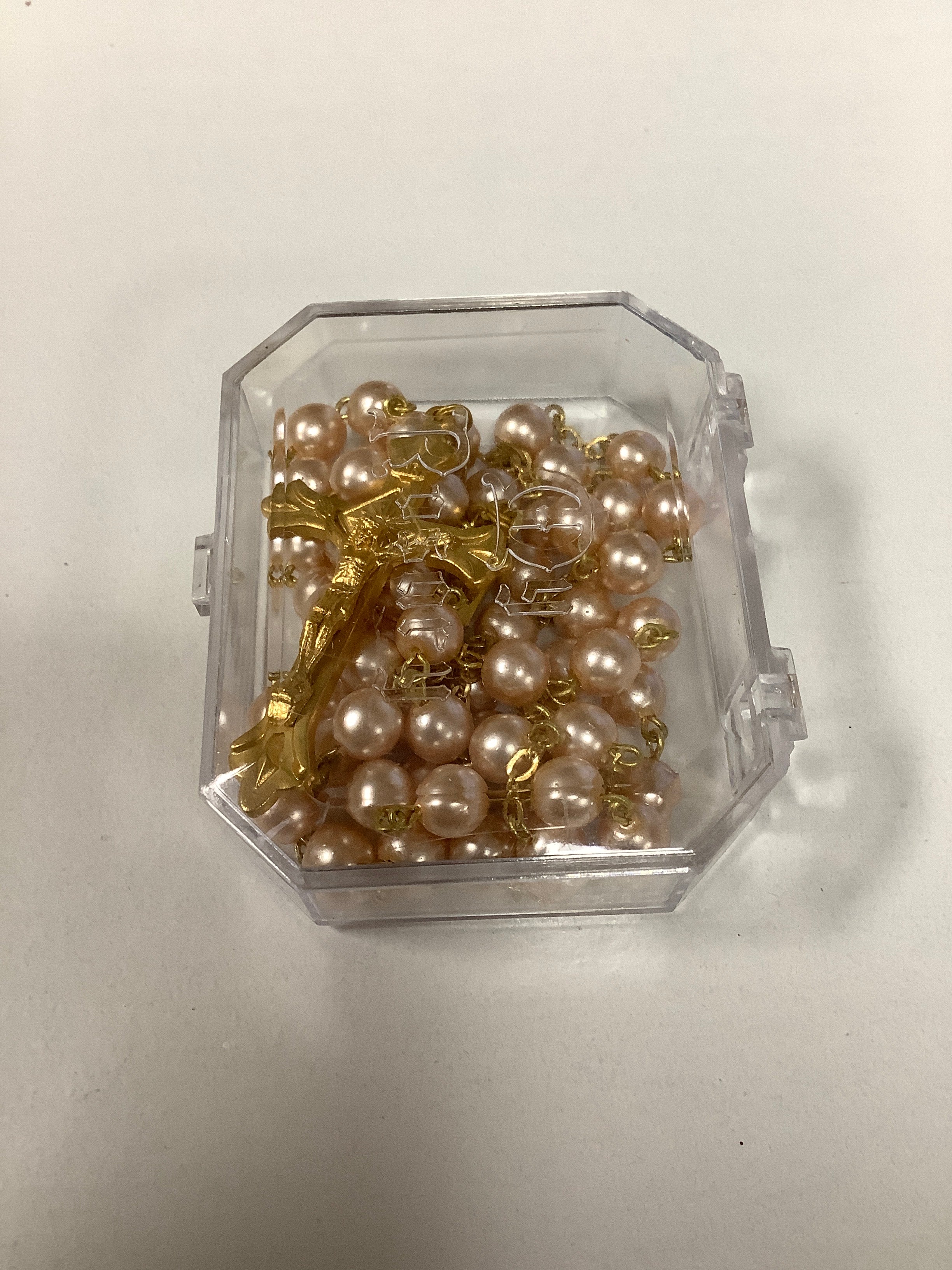 Rosary-Pink Pearl-6 MM