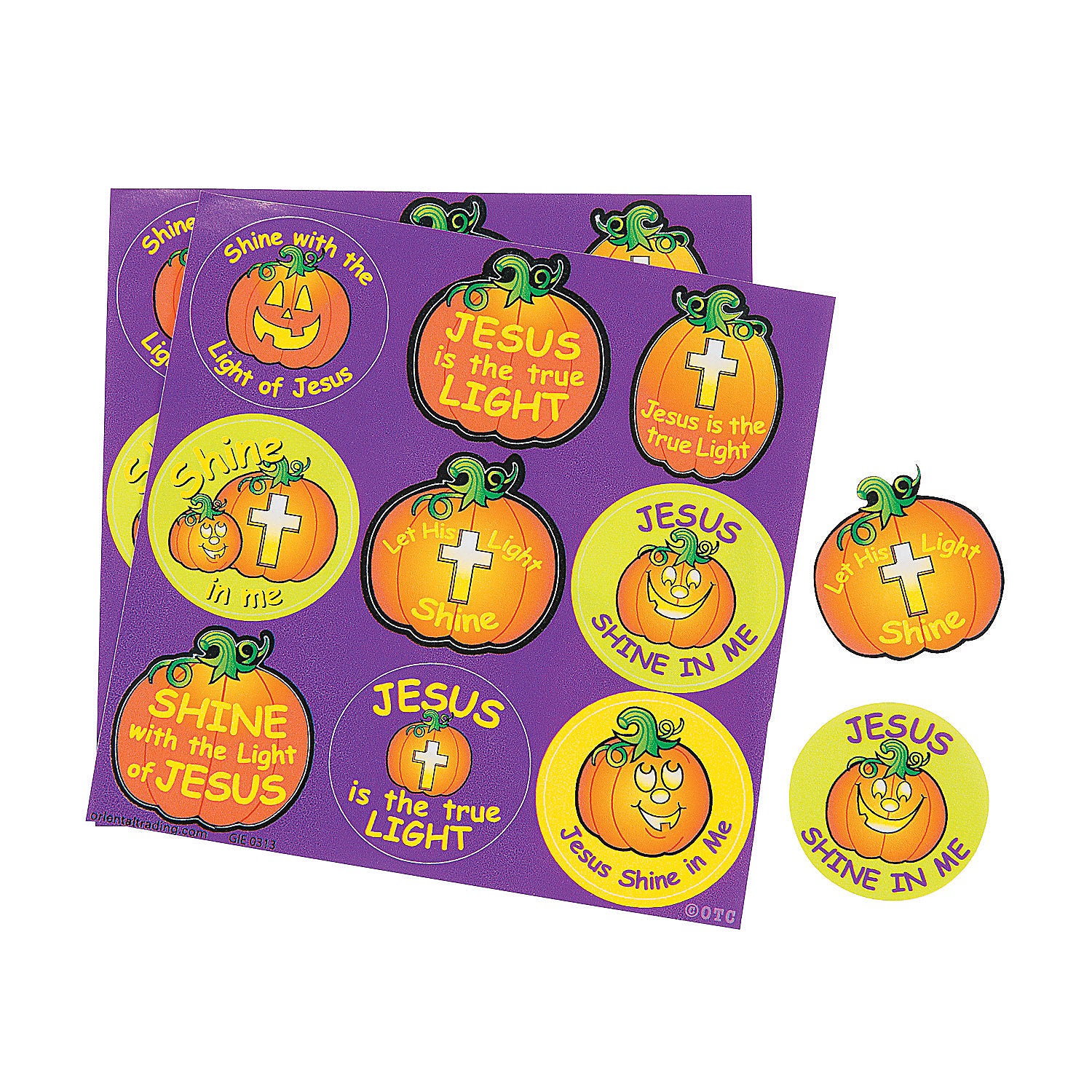 Sticker-Pumpkin-Jesus Shine