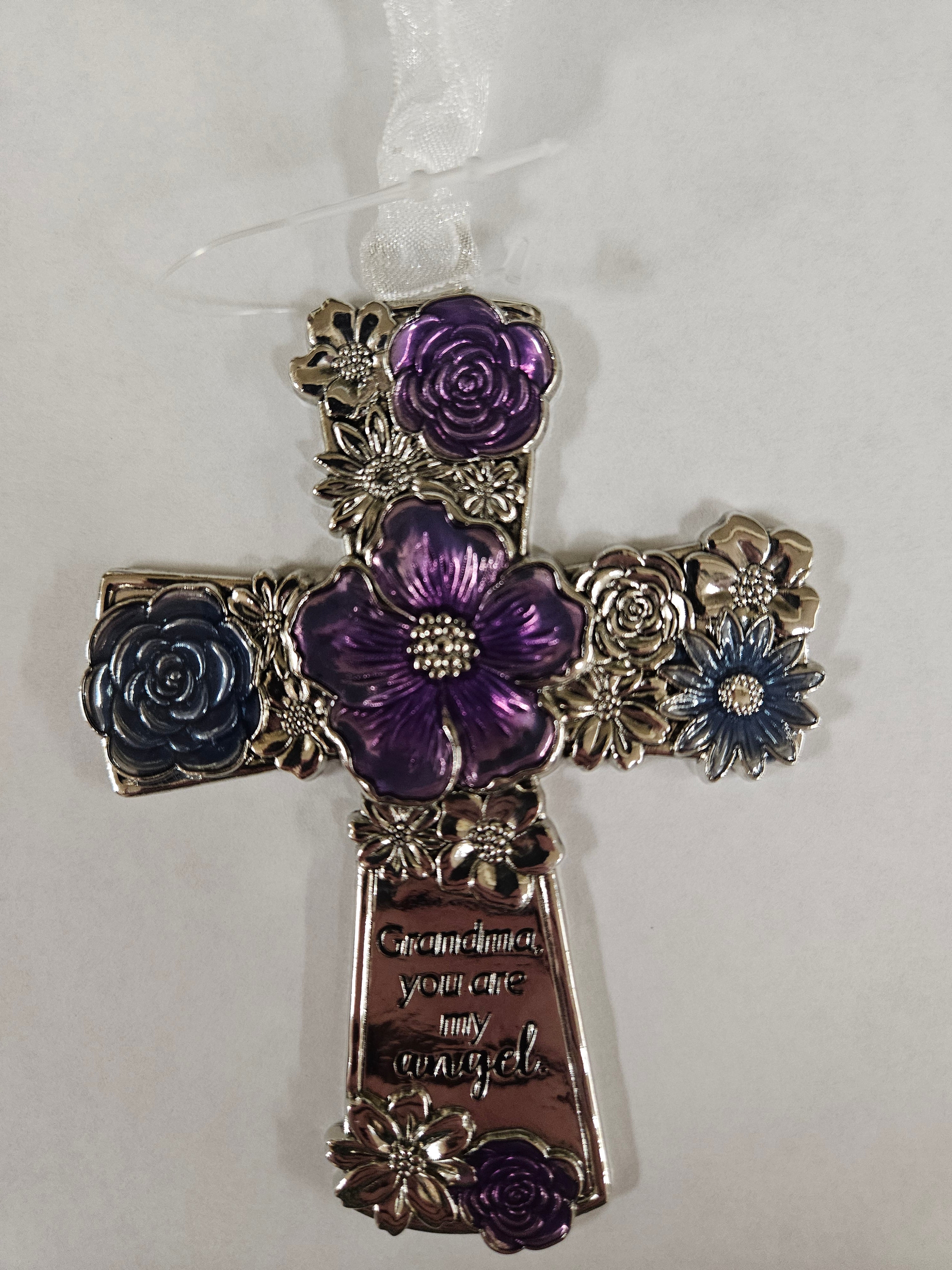 Ornament-Cross-Grandma You Are My Angel