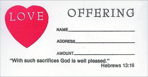 Envelopes/Offering/Love/Bill