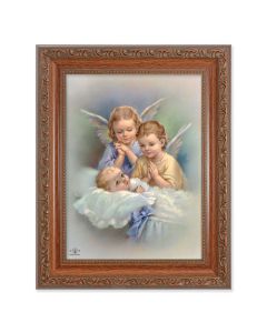 Framed Print-Guardian Angels W/Baby-8x10