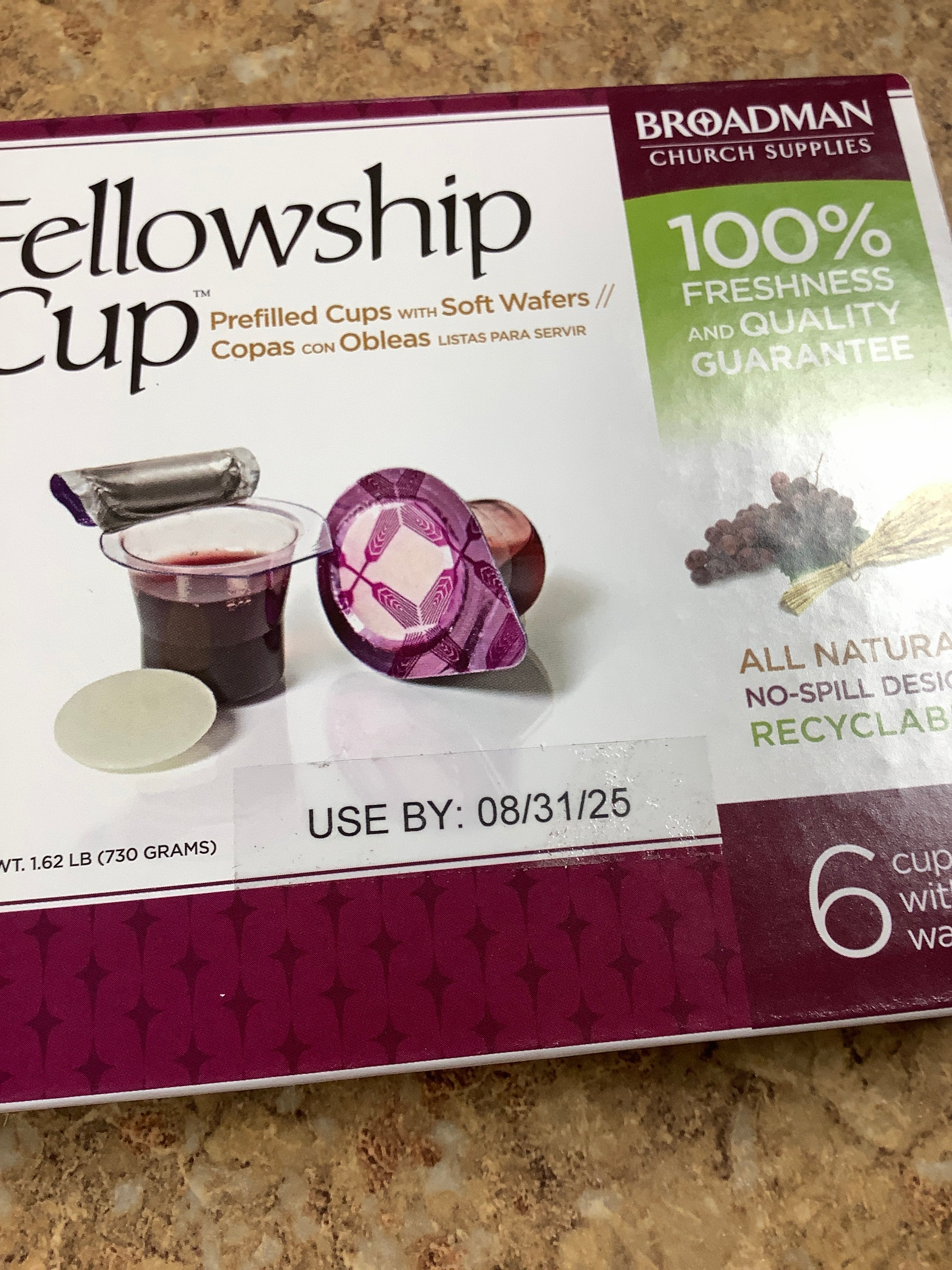 Communion-Fellowship Cup/Wafer-6ct