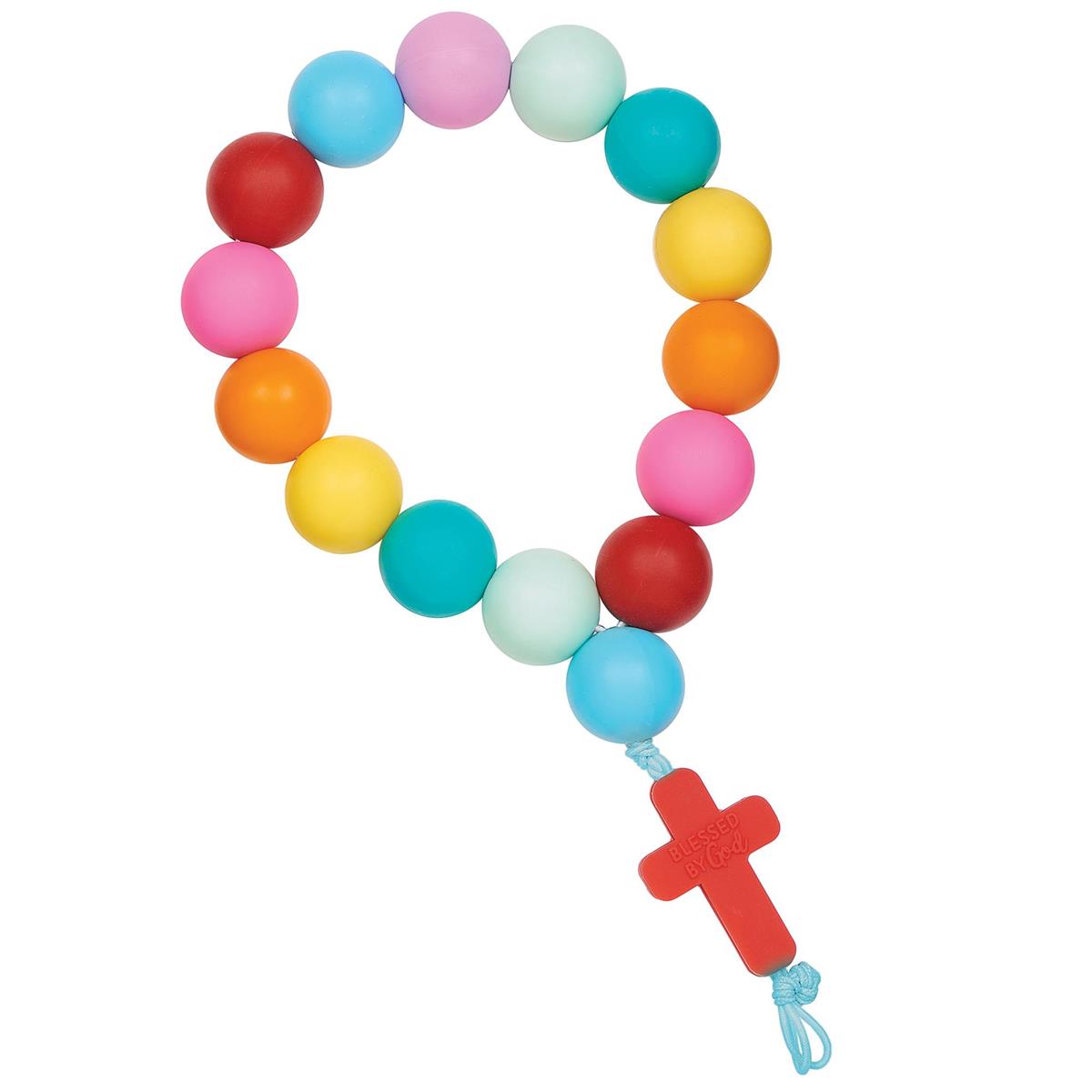Teether/Cross/Blessing Beads/Blessed By God