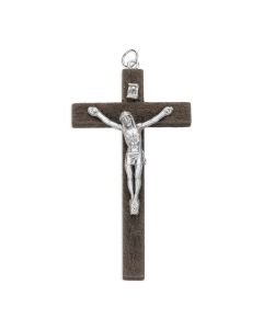 Crucifix-Brown Wood-3 1/2"