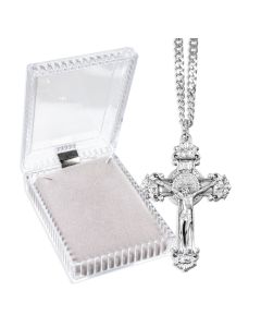 Necklace-Crucifix-Oxidized-24"