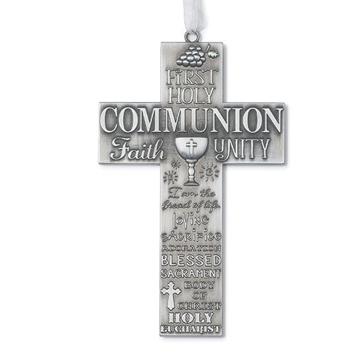 Cross-Wall-First Communion-Word Art