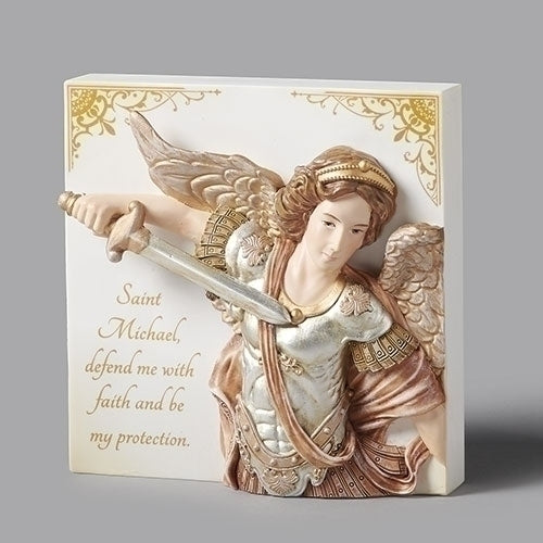 Plaque-St Michael-Tabletop-4.5"